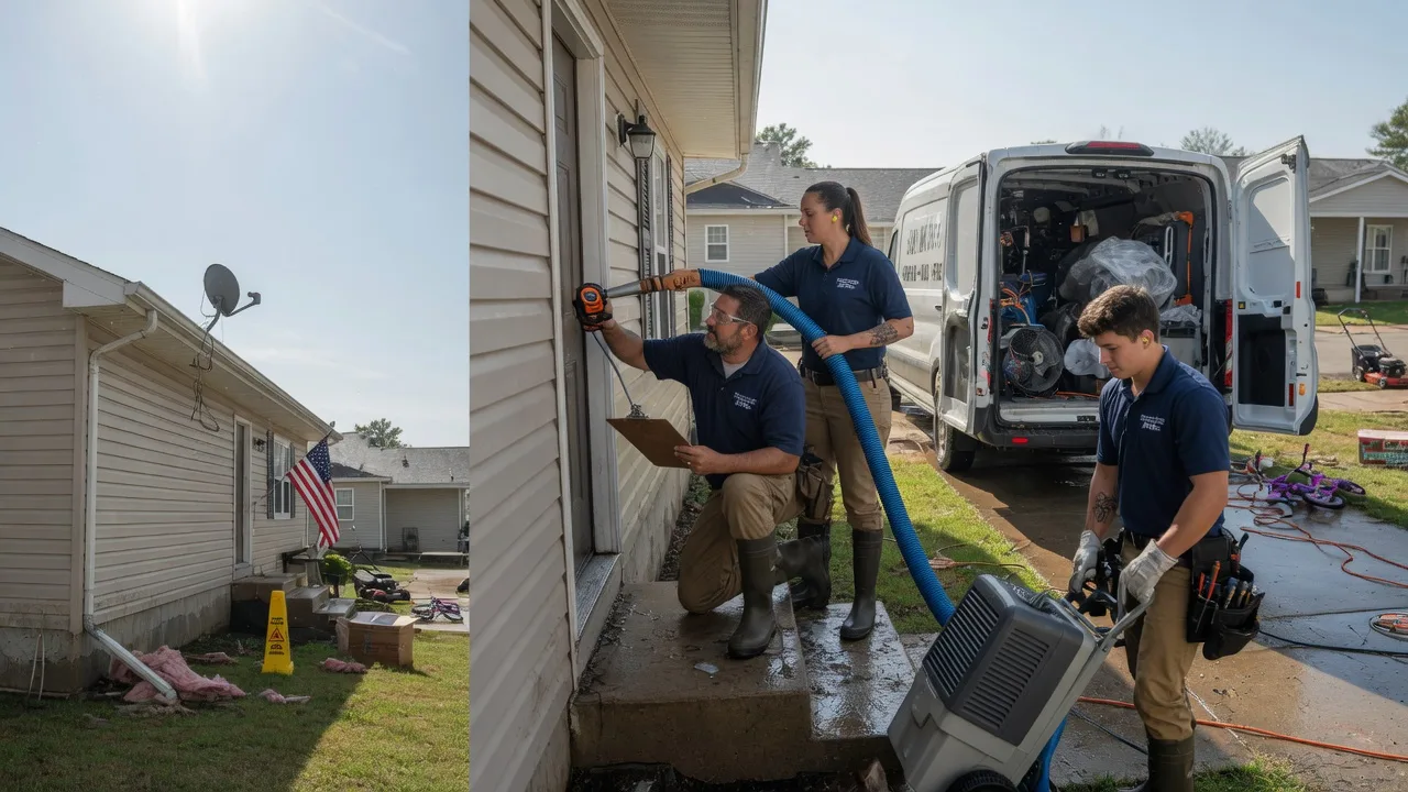 Ceiling Water Damage Restoration in Halls, TN near me
